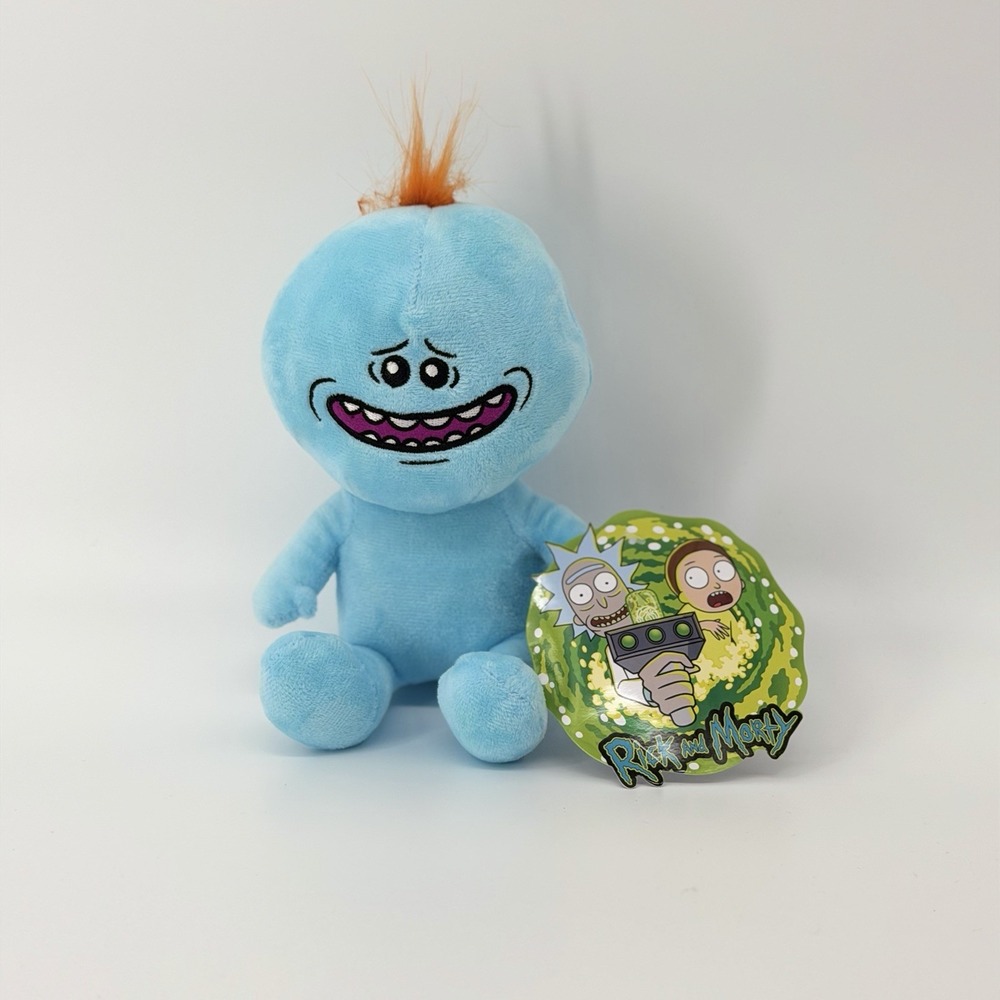 Rick and Morty Mr. Meeseeks Plush Toy 7 inch Adult Swim. NWT